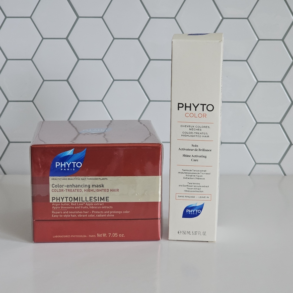Phyto Color Enhancing Mask And Leave In Shine Activating Care